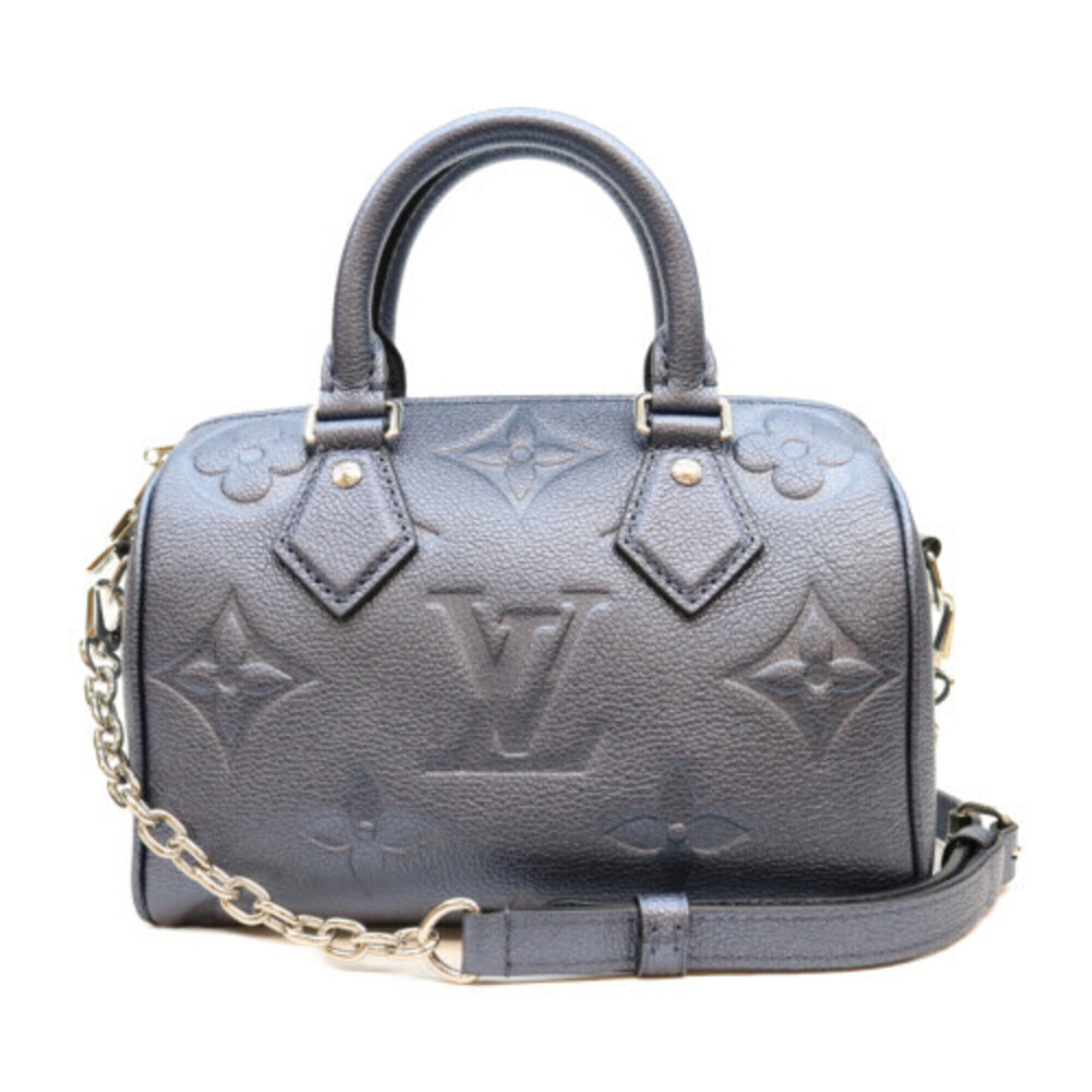 LOUIS VUITTON M58958 Empreinte Metallic Blue Speedy Bandoulière 20 Boston Bag... - Picture 3 of 12